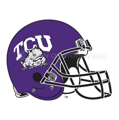 TCU Horned Frogs Logo T-shirts Iron On Transfers N6437 - Click Image to Close